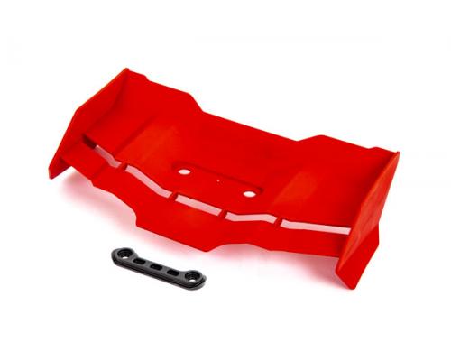 Traxxas TRX9517R Vleugel/ vleugelring (rood)/4x12mm FCS (2)