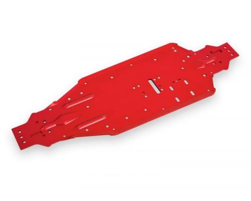 Traxxas TRX9522R Chassis, aluminium (rood geanodiseerd)