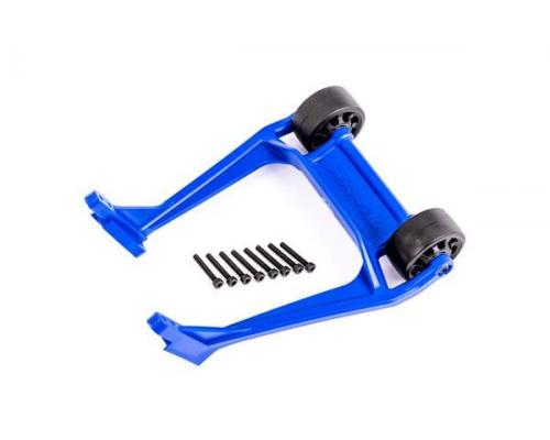 Traxxas TRX9576X Wheelie bar, blauw (gemonteerd)