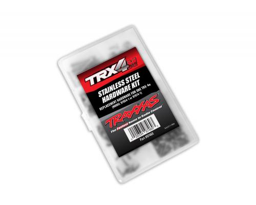 Traxxas TRX9746X Hardwarekit, roestvrij staal, compleet (bevat alle roestvrijstalen hardware die wor