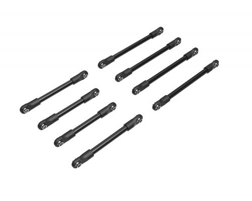 Traxxas TRX9749 Set ophangstangen, staal (inclusief 4x53 mm trekstangen voor (2), 4x46 mm bovenstang