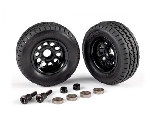 Traxxas TRX9797 Trailer wielen (2)/ banden (2)/ bevestigingsmateriaal