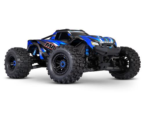 Traxxas Wide Maxx 1/10 4WD Brushless Electric Monster Truck, VXL-4S, TQi - Blauw TRX89086-4BLUE