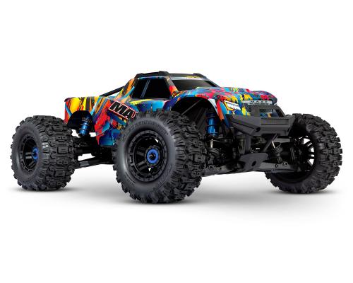 Traxxas Wide Maxx 1/10 4WD Brushless Electric Monster Truck, VXL-4S, TQi - Rock & Roll TRX89086-4RNR