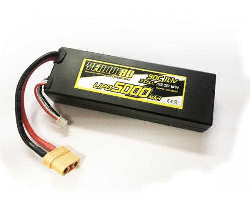 5000mAh 11,1V 3S 50C Hardcase XT90 plug YellowRC LiPo