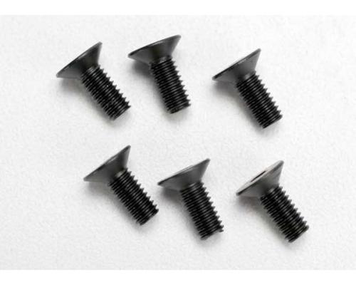 Traxxas TRX2535 Schroeven, 4x10mm verzonken (inbus) (6)