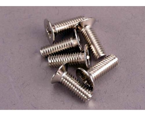 Traxxas TRX2548 Schroeven, 4x12mm verzonken (100 graden) (6)