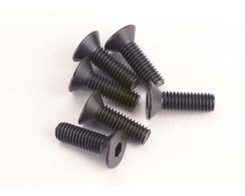 Traxxas TRX2551 Schroeven 3x10mm verzonken (6) (inbus)