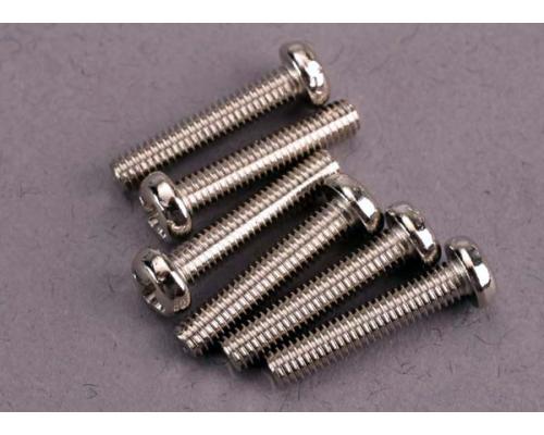 Traxxas TRX2563 Schroeven, 3x15mm rondkop (6)