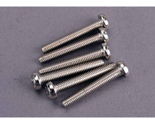 Traxxas TRX2566 Schroeven, 3x20mm rondkop (6)