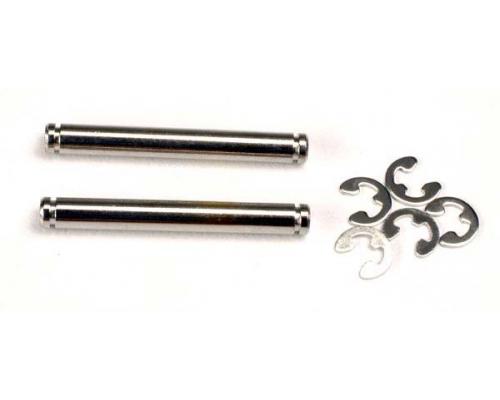 TRX2636 Vering pinnen, 26mm (kingpins) (2) met E-clips (4)