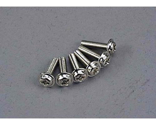 Traxxas TRX3186 Schroeven, 3x12mm kop met ring (6)