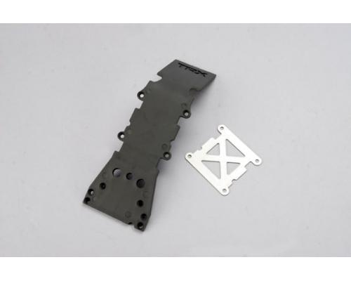 Traxxas TRX4937A Skid Plate Voorzijde Plastic Grijs T-Maxx en E-Maxx