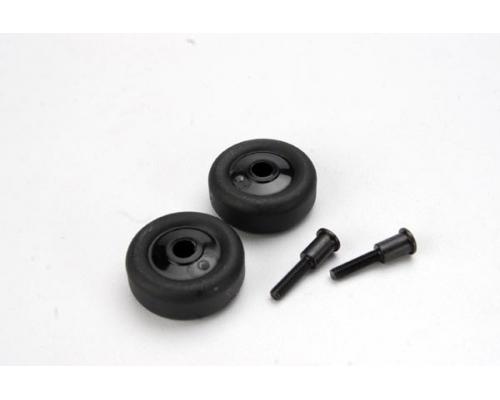 Traxxas TRX4976 Wielen (4)/ Assen (2), voor Maxx wheelie bar