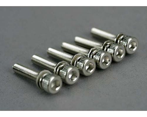 Traxxas TRX5142 Schroeven, 3x15mm cap-head machine (inbus) (6)