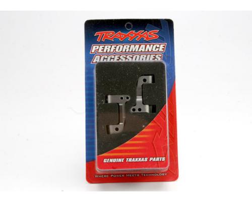Traxxas TRX5536X Caster blokken, 25 graden, titanium geanodiseerd