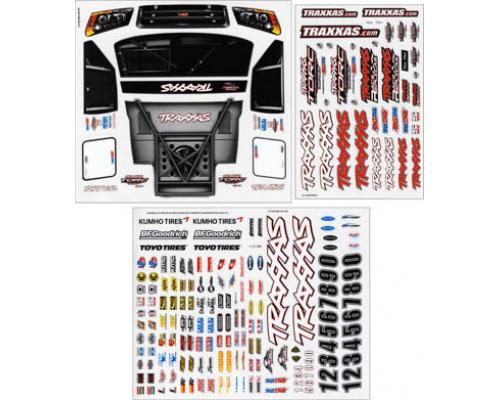 Traxxas TRX6813 Stickervel, Slash 4X4