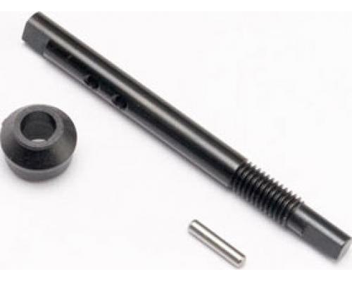 Traxxas TRX6893 Ingaande as (slipper shaft) / lager adapter (1)