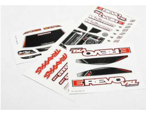 Traxxas TRX7113 Sticker vellen, 1/16 E-Revo VXL