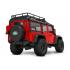 Traxxas TRX-4M 1/18 Schaal en Trail Crawler Land Rover 4WD Elektrische Truck met TQ Rood TRX97054-1R