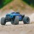 Arrma 1/10 GRANITE 4X2 BOOST MEGA 550 Brushed Monster Truck RTR met batterij en oplader, blauw