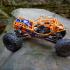 Axial 1/10 RBX10 Ryft 4WD Brushless Rock Bouncer RTR, Oranje AXI03005T1