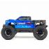 Arrma 1/10 GRANITE 4X2 BOOST MEGA 550 Brushed Monster Truck RTR met batterij en oplader, blauw